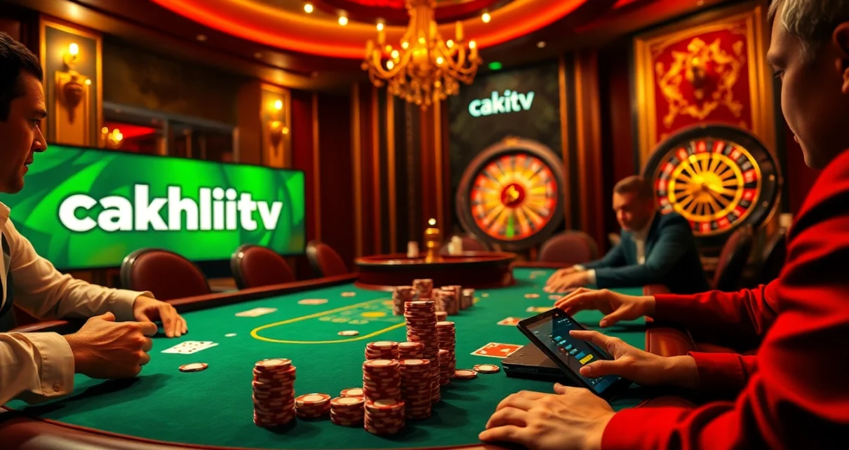 Cakhiatv enhances your poker experience with immersive casino scenes and high-stakes gameplay.